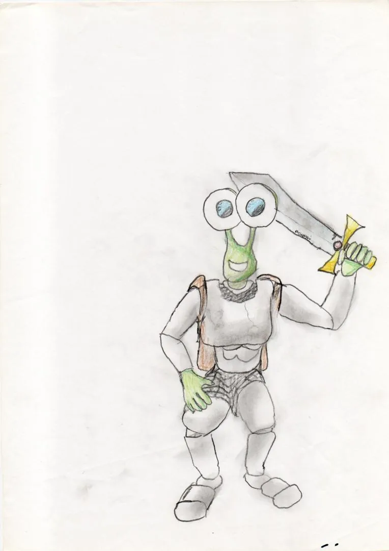 le zoli dessin que j'ai bilouté le 1<sup>er</sup> mars 1998