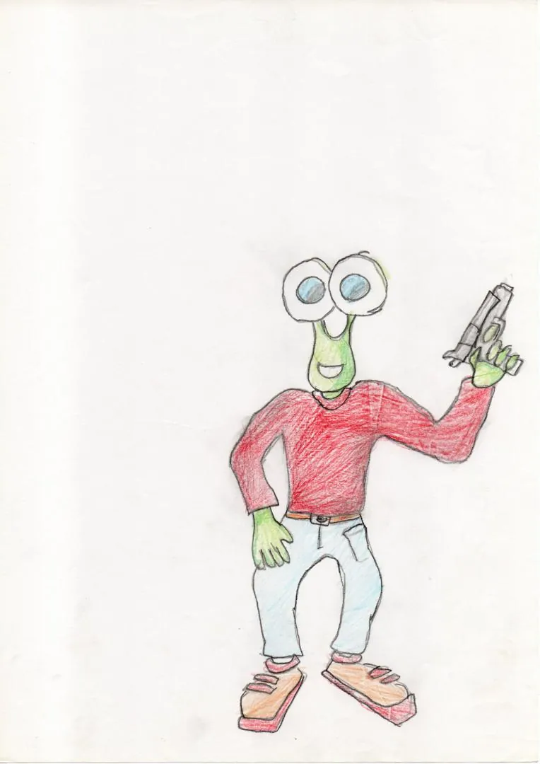 le zoli dessin que j'ai bilouté le 1<sup>er</sup> mars 1998