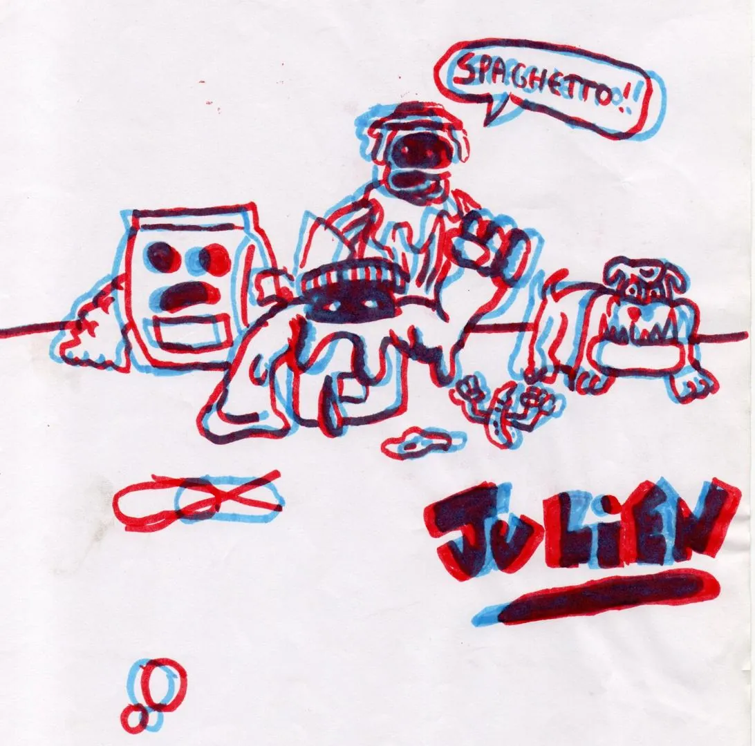 le zoli dessin que j'ai bilouté le 1<sup>er</sup> janvier 1999