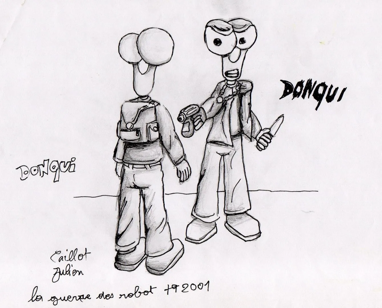 le zoli dessin que j'ai bilouté le 1<sup>er</sup> janvier 2001