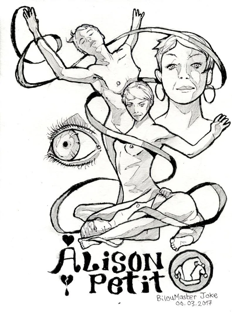 le zoli dessin « Alison » que j'ai bilouté le 6 mars 2017