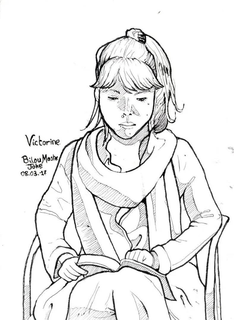 le zoli dessin « Victorine » que j'ai bilouté le 8 mars 2017