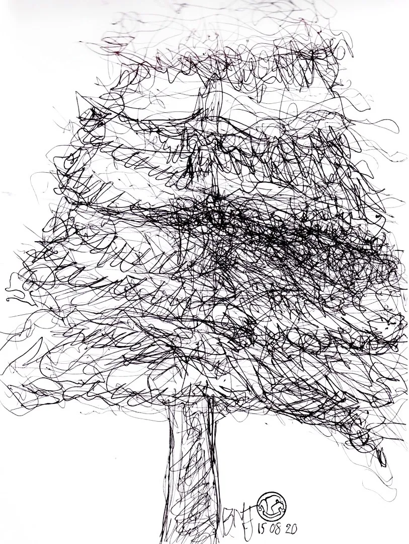 le zoli dessin « Sapin pin pin » que j'ai bilouté le 15 août 2020