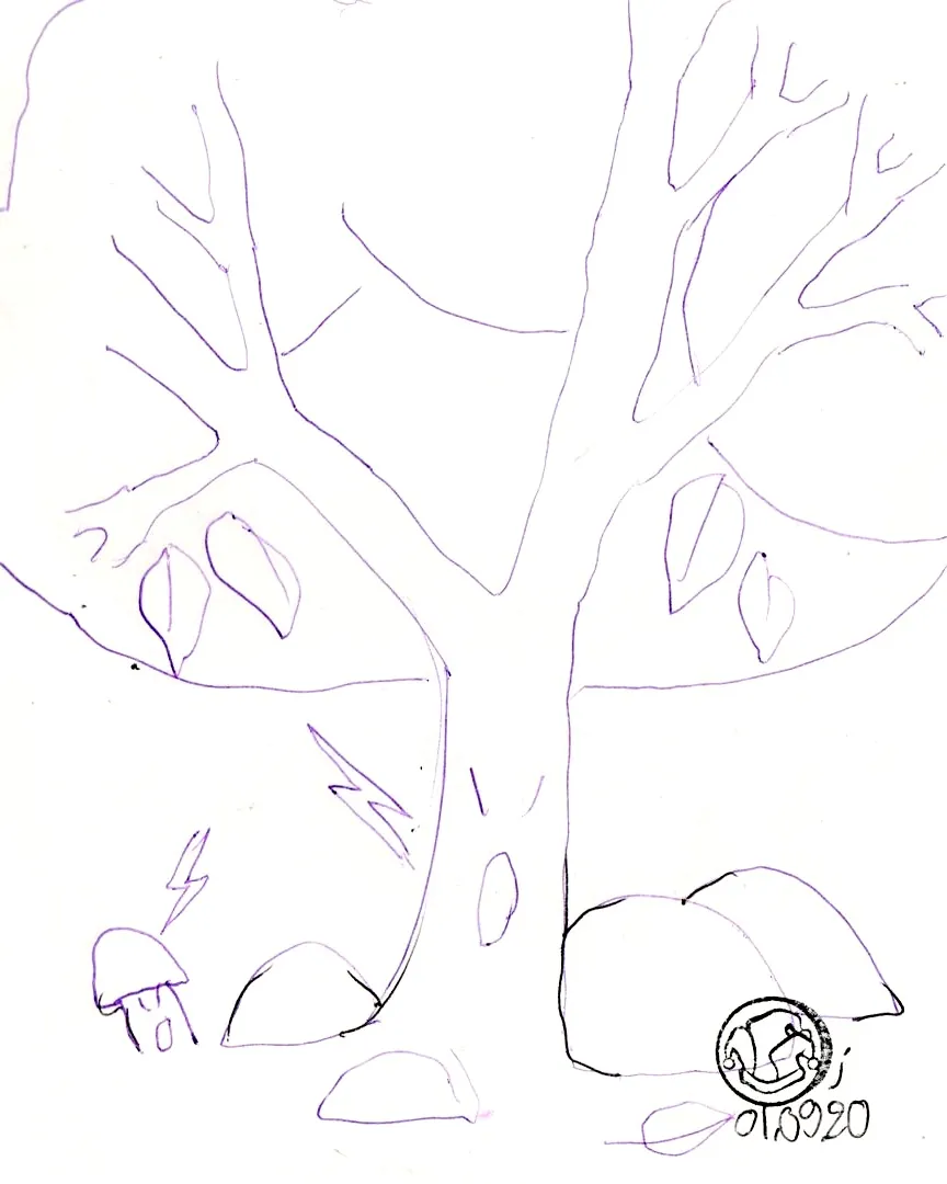 le zoli dessin « Angry Tree » que j'ai bilouté le 1<sup>er</sup> septembre 2020