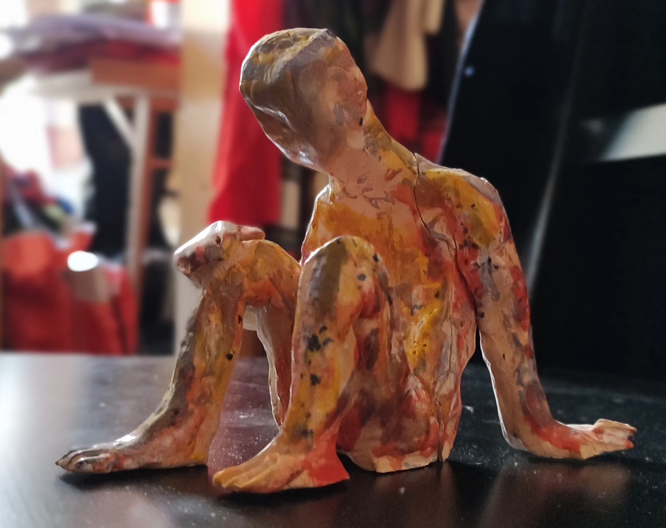 une zolie sculpture « Petit Homme » que j'ai biloutée en 2020